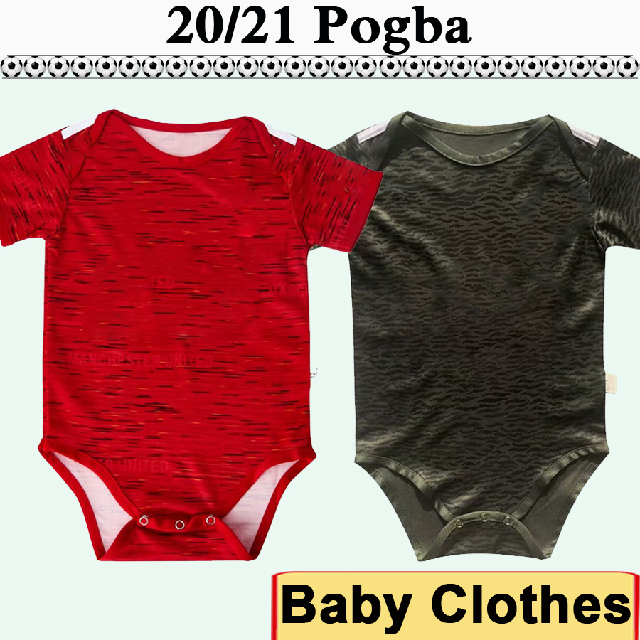 

2020 2021 POGBA RASHFORD Baby Clothes Soccer Jerseys MATA MATIC Home Red Away White Football Shirts MARTIAL LINGARD Short sleeve BB Uniforms, Bb458 2021 baby home