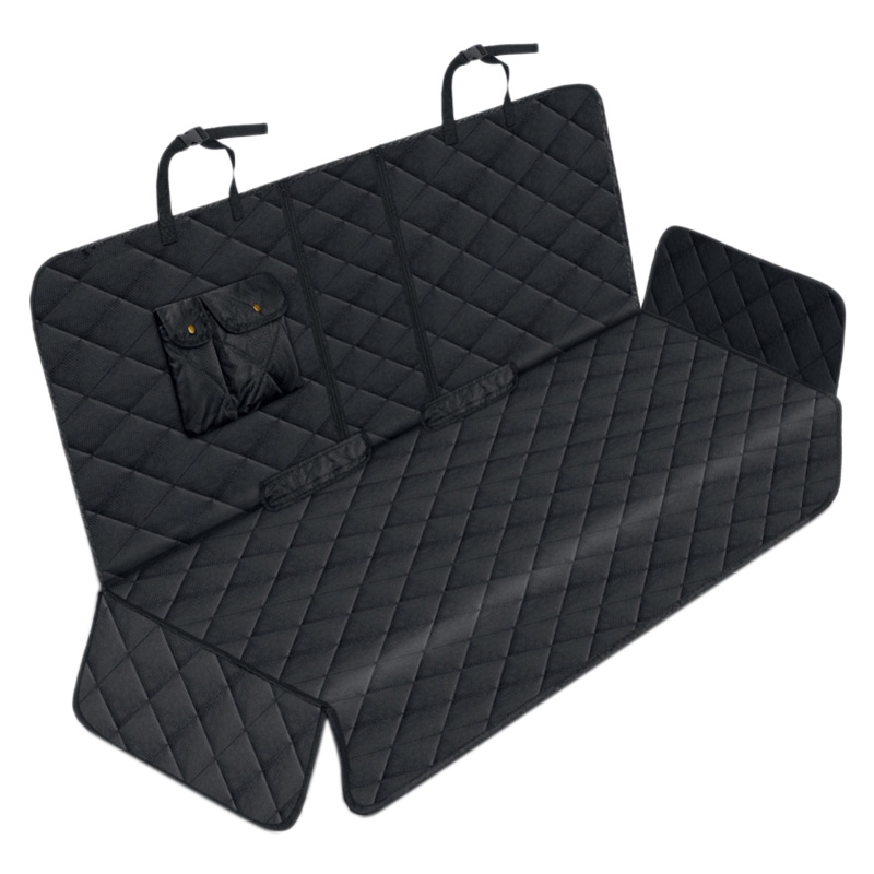 

Cargo Liner, Cargo Liner for Dogs with Side Flaps Hammock Waterproof Nonslip Dog Seat Cover Area Protector Scratchproof, Black