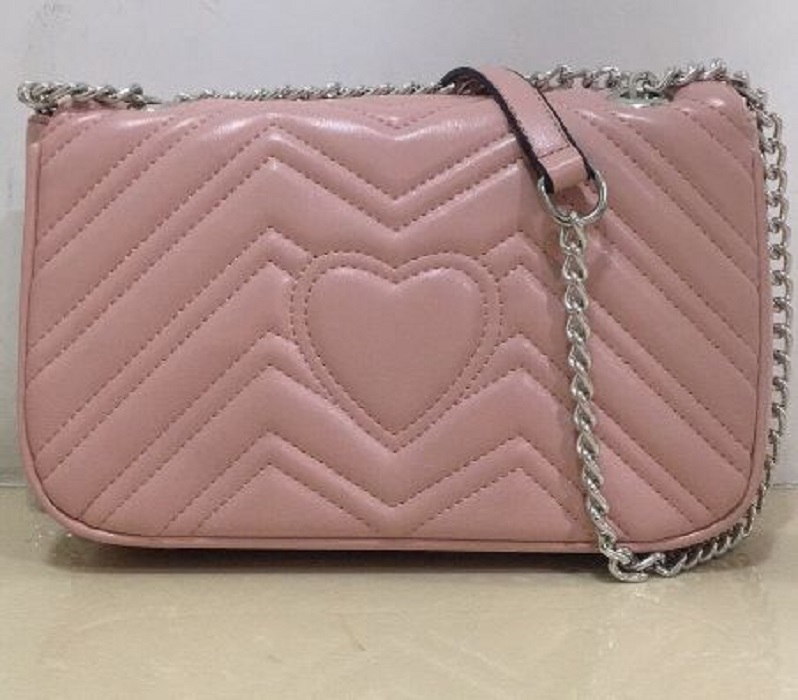 

Top Quality 8 colors Women Shoulder bag gold and silver chain bag Crossbody Pure color handbag crossbody Messenger tote bag purse wallet #65, Red gold
