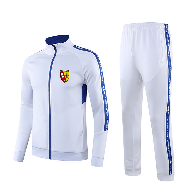 

RC Lens F.C Soccer sports tracksuit golf suit outdoor training sets health cloth round neck comfortable clothing, Gray