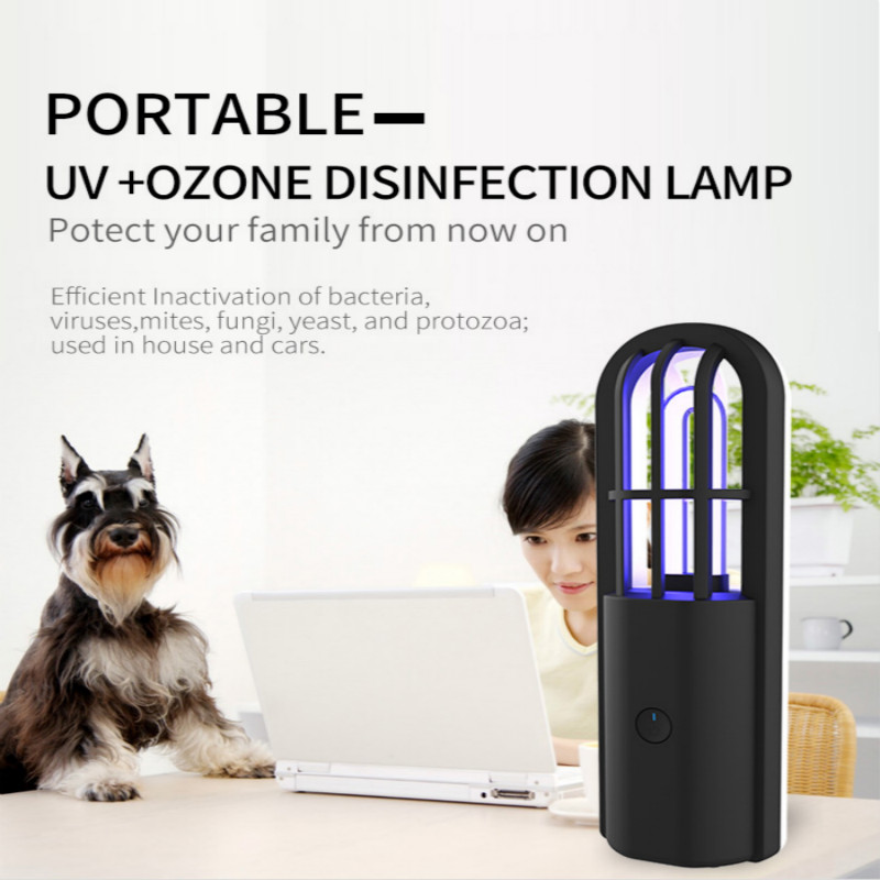 

Handheld UVC Ozone Disinfection Ultraviolet Germicidal Lamp Steriliser Light UV Portable for Smart Home Clean Air Kill Mites