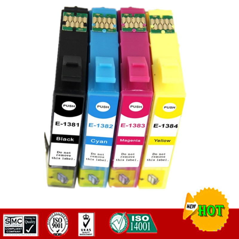 

Compatible ink cartridge for T1381 T1381- T1384 suit for TX235W TX420W TX430W WF-60/320/325/525 ,TX320F/TX325F etc
