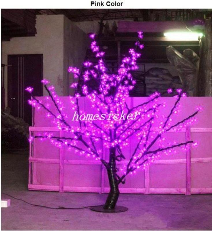 

New LED Cherry Blossom Tree Light 480pcs LED Bulbs 1.5m Height 110/220VAC Rainproof Outdoor Usage Drop Shipping