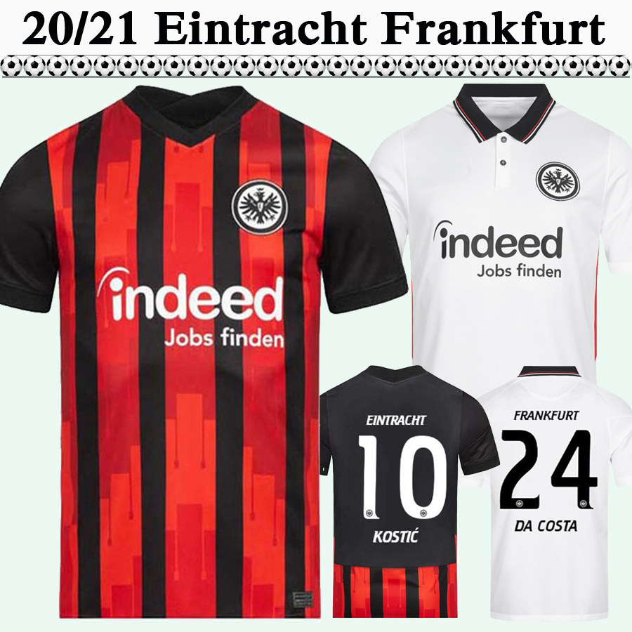 

2020 2021 Eintracht Frankfurt Mens Soccer Jerseys New DA COSTA HINTEREGGER SOW Home Away 3rd Football Shirts KOSTIC KAMADA Fußball Trikots, Qm540 2021 home no patch