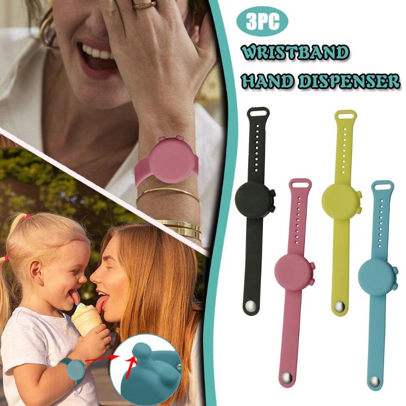 

Adult Kid Portable Hand Sanitzer Dispenser Liquid Hand Sanitzer Handwash Gel With Whole Sanitizing Dispensing Wristband Soap