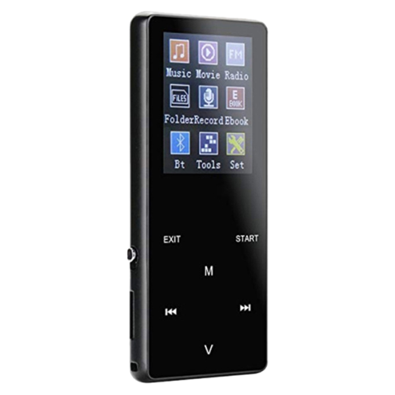 

K1 Music Player 1.8 Inch Color Sn MP3 Zinc Alloy Bluetooth MP4 Video Player with FM Radio Function