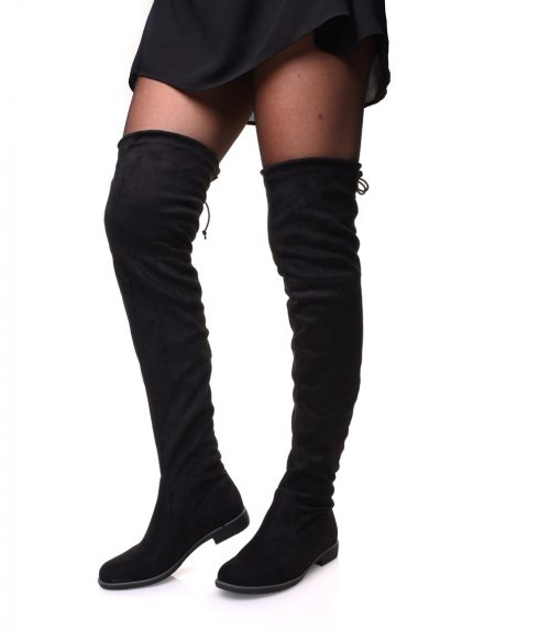 

GOGD]2020 Women Boots Heighten Platforms Thigh High Girl's Wedge Boots Sexy Thigh High Female Heel, Beige