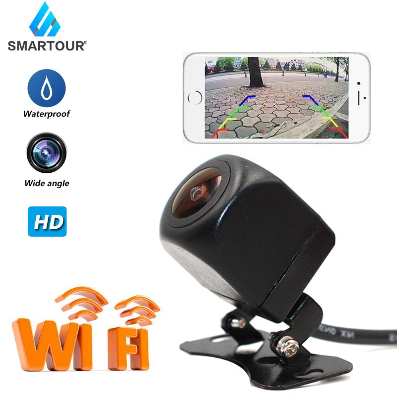 

Smartour Wide Angle WiFi Wireless Car Rear View Camera HD Backup Reverse Camera Night Vision Durable And Practical