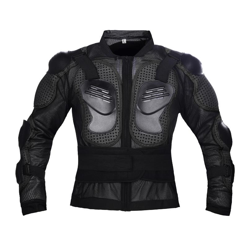 

Motorcycle Protective Gear Racing Car Protection Suit Outdoor Sports Protective Jacket Cycling Clothing, Black