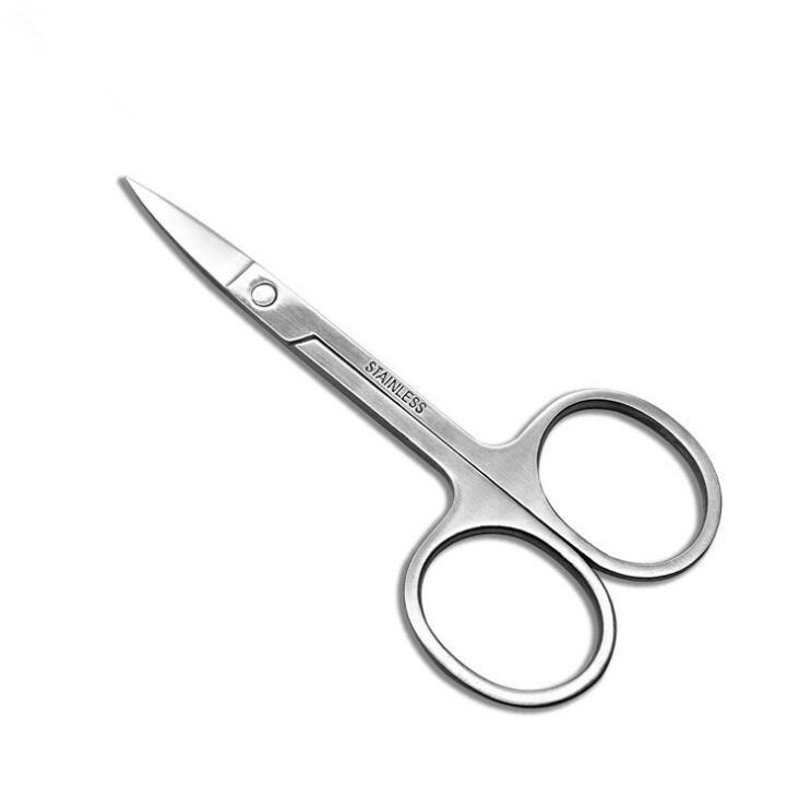 

HOT Stainless steel eyebrow trimmer scissors Beard Trimmer Scissor Mini Size Shaving Shear Beard Trimmer Eyebrow, Customize
