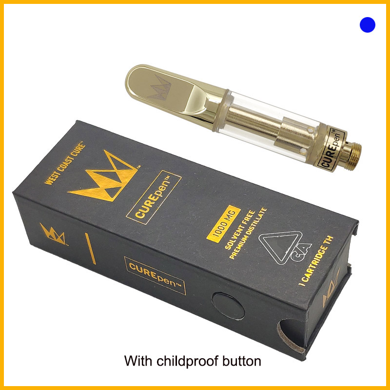 

Custom Cartridge Pen Coast Cure West Coil Atomizer Packaging Ceramic Carts Oil 510 For Thick Tank Vape Logo CUREpen Kdfrd, Red;black
