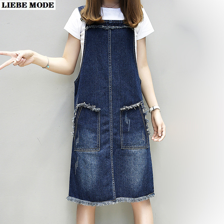 blue jean skirt overalls