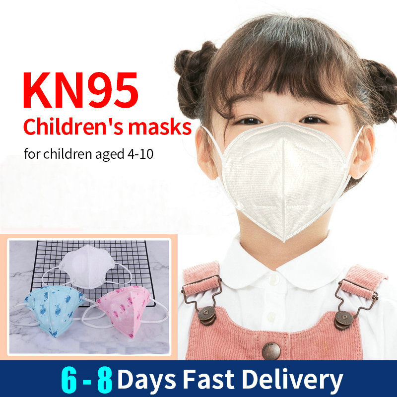 

in stock!KN95 kids masks 3-12 years Designer face mask children Activated Carbon Respirator Valve protective for boys girls top sale
