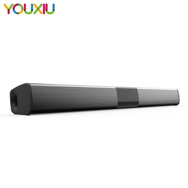 

YOUXIU 20W Bluetooth Soundbar Wireless Speakers Hifi Stereo Home Theater TV Sound Bar Surround Sound Dual Subwoofers for TV PC