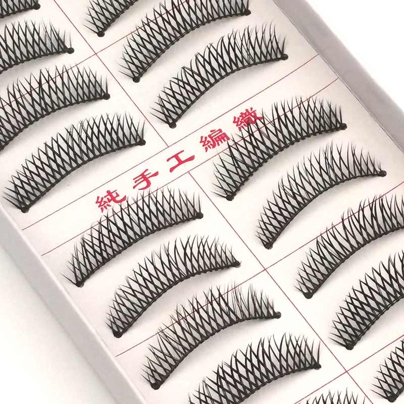

10 Pairs Professional False Eyelashes Natural Crisscross Makeup Eyelashes extensions maquiagem Lashes faux cils #001