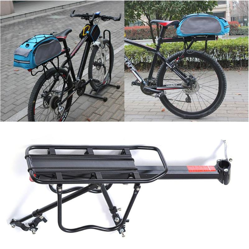 

Bike Saddles MTB Rear Shelf Rack Bicycle Seat Luggage Pannier Carrier Cycling Back Aluminum Alloy Accessories