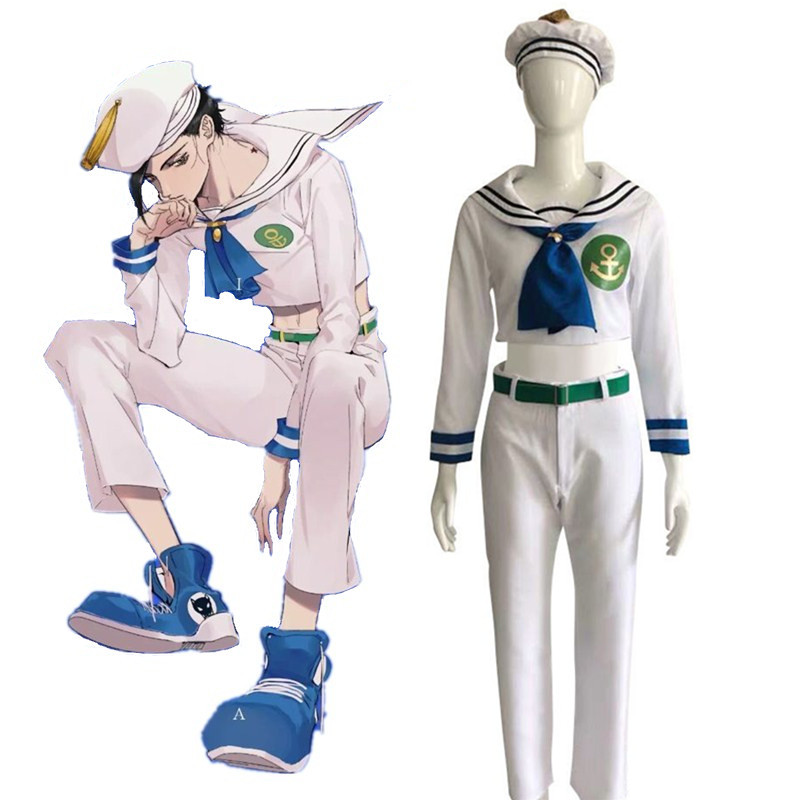 JoJo's Bizarre Adventure Kira Yoshikage Cosplay Costume Halloween Costumes-image-580827722