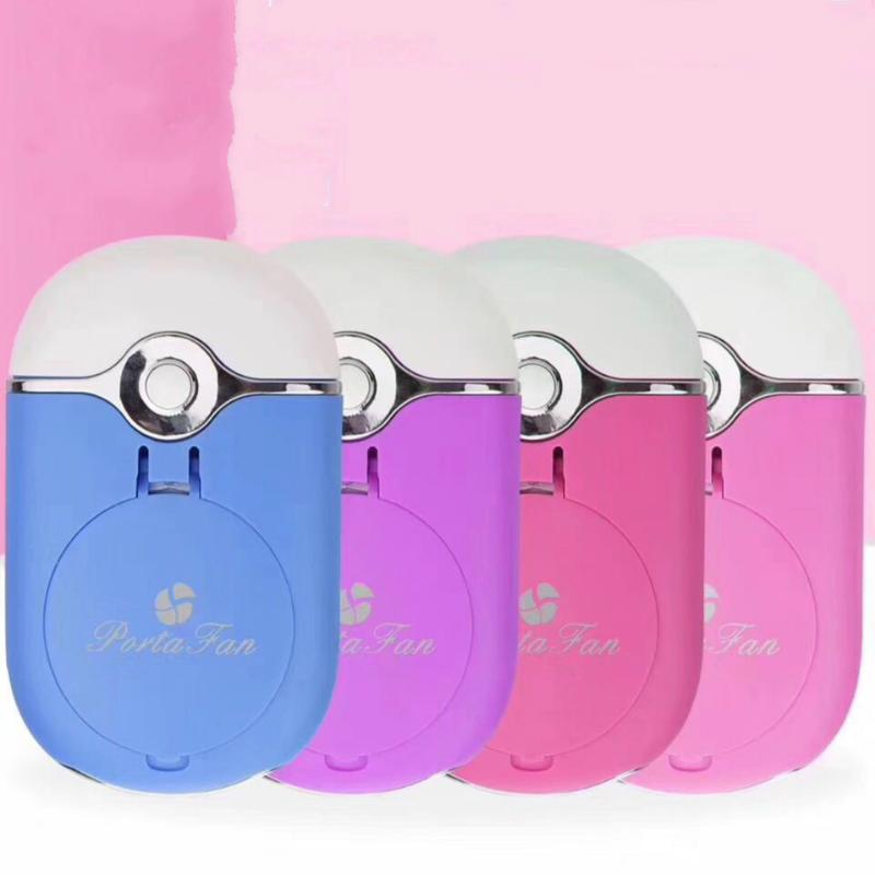 

2020 New Mini USB Eyelash Fan with mirror Air Conditioning Blower Glue Grafted Eyelashes Dedicated Dryer Beauty Tool