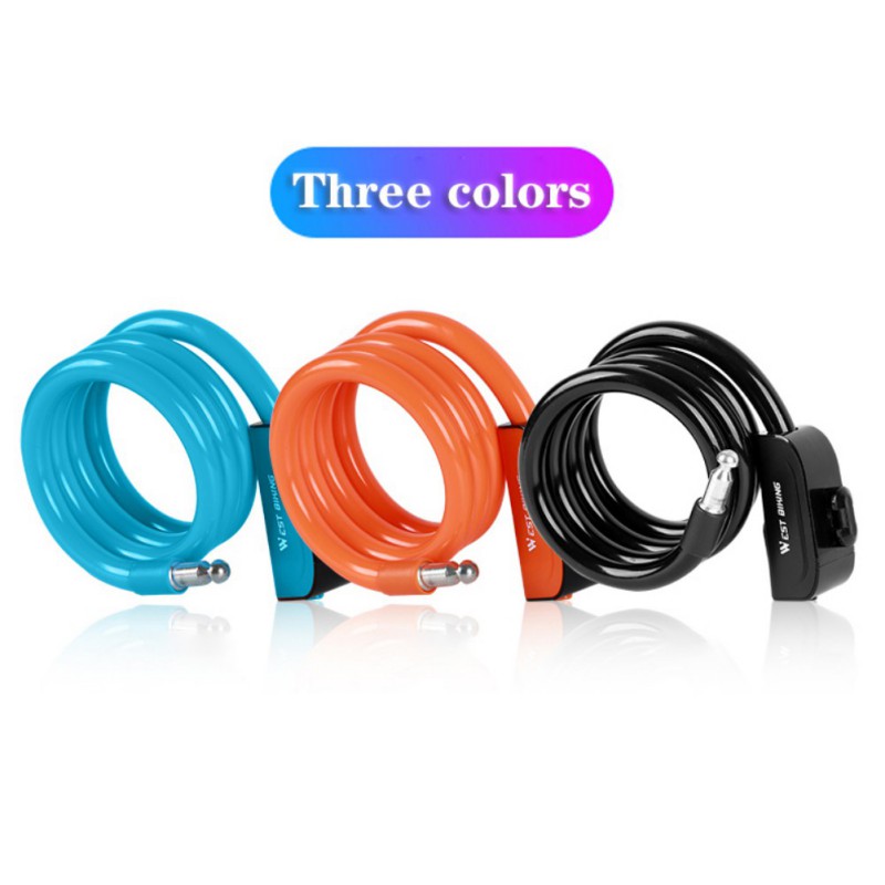 

Bicycle PVC Lock Road Bike Safety Anti-theft Chain Lock Outdoor Cycling Bicycle Accessories Bike Hot