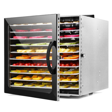 

10 Trays Dehydrator Stainless Steel Pet Snacks seafood Scented Dryer Fruit Vegetable Meat Dry Machine 110v 220V