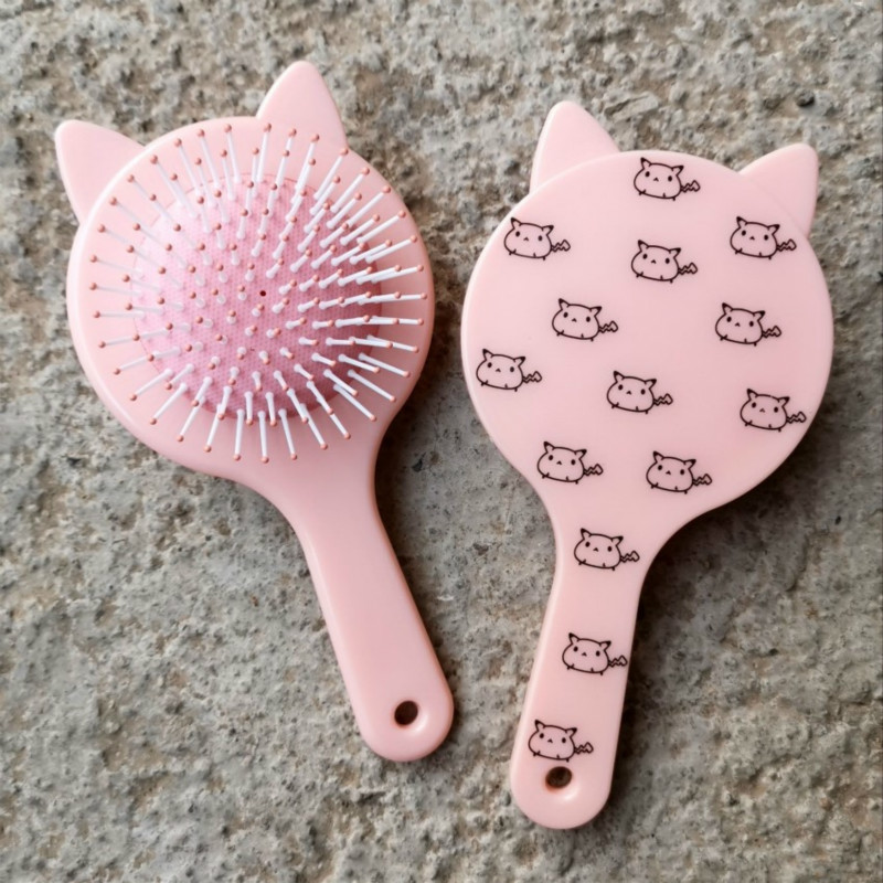 

Mint Pink Hair Brush Scalp Massage Comb Women Detangle Hairbrush Comb Health Care Reduce Fatigue