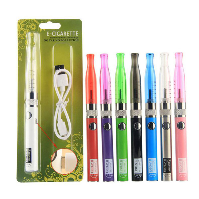 

Ecig ugo VII with H2 tank vaporzier starter kit vape pen 510 thread battery micro usb charging blister kit