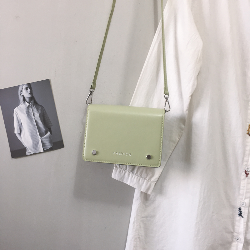 

Matcha green bag female2020 new shoulder messenger bag small square fashion handbag