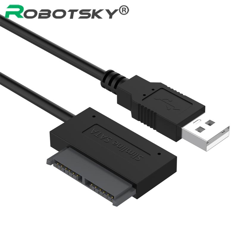 

USB 3.0 to Mini Sata II 7+6 13Pin Adapter Converter Cable for Laptop CD DVD ROM Slimline Drive