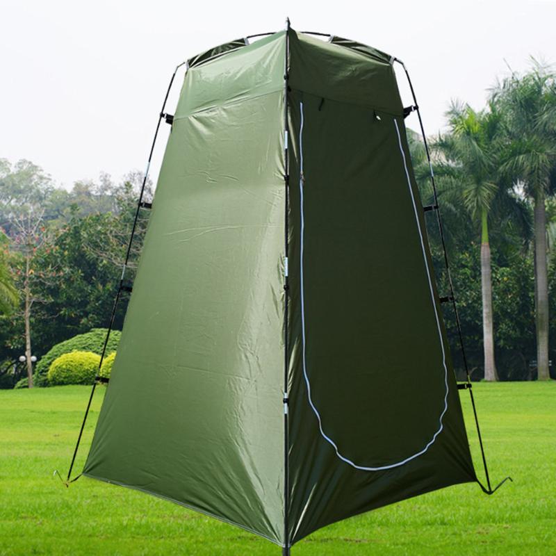 

Portable Outdoor Shower Tent UV-protection Bath Room Camping Tent Rain Shelter Changing Room Privacy with Carry Bag Outoor
