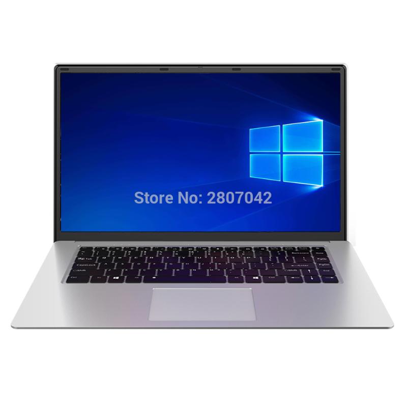 

2020 NEW 15.6 inch Student Laptop intel J3455 Quad Core 8GB RAM 128GB 256GB 512GB SSD Notebook Ultrabook IPS 1920x1080 Netbook, Black