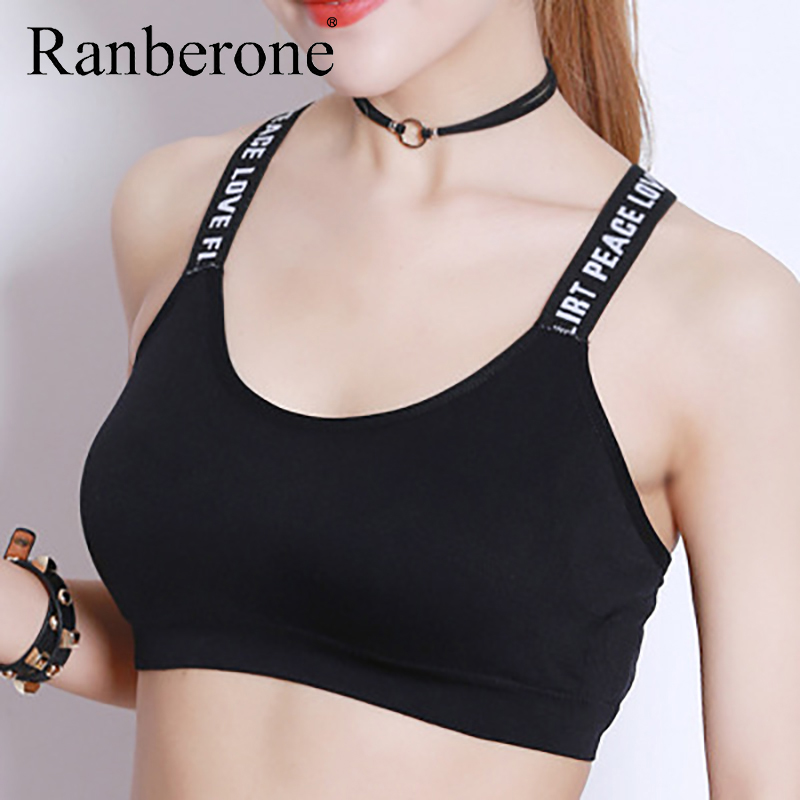 

2020 New Women Bra Black Padded Gym Yoga Brassiere Tank Top Female Breathable Fitness Wear For Women Running Yoga Bra