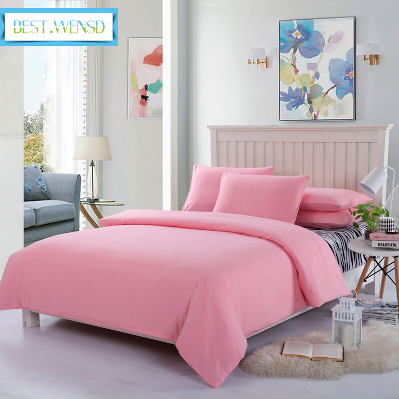 

king queen Single size - bed linen bedding sets bedclothes duvet cover bed sheet pillowcases -capa edredom, As picture