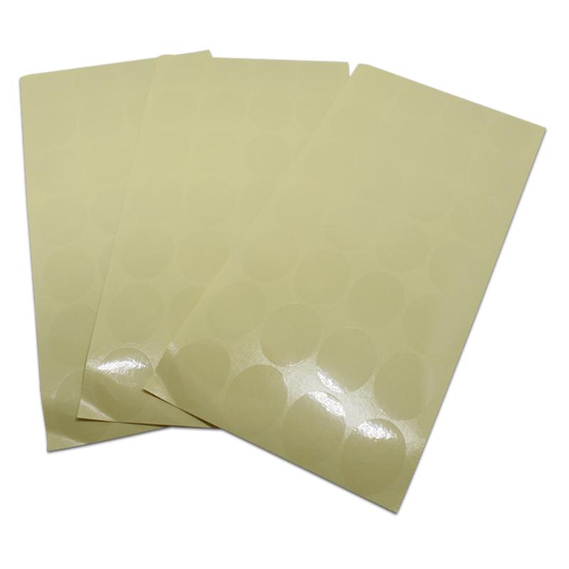 

Oval Transparent Plastic Self-adhesive Blank Stickers For Gift Package Sealing Clear PVC Self Adhesive Poly Packaging Label