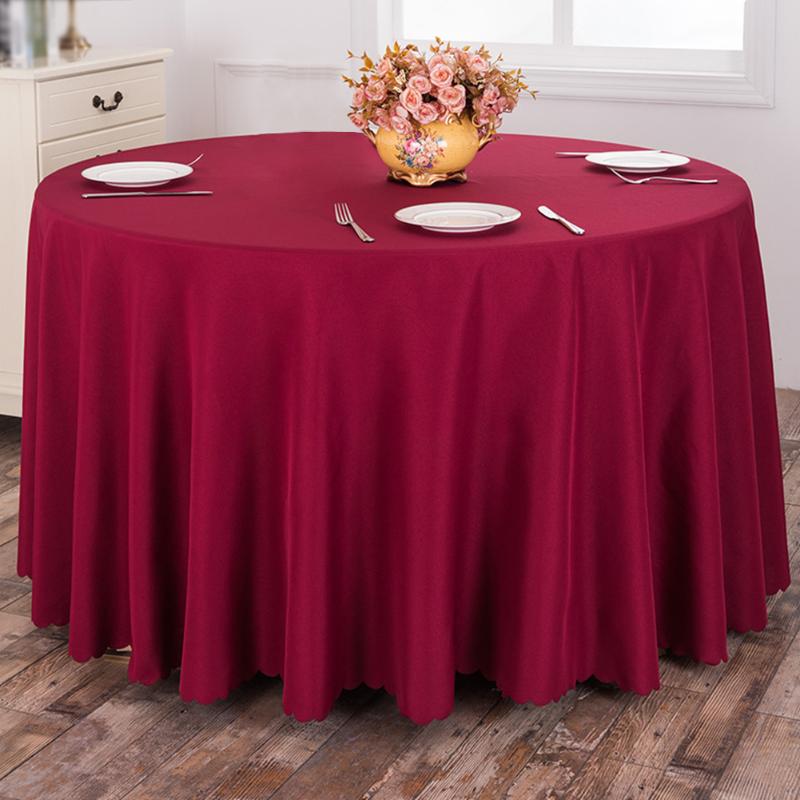

Large Solid Round Covers Banquet Table Cloth Accessories Meeting Home Hotel Modern Dining Room Party Restaurant Wedding, Blue