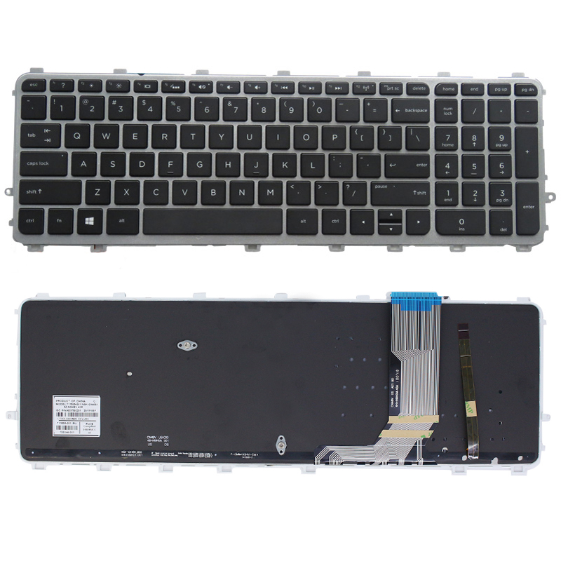 

New English Backlit Keyboard For ENVY 17t-j000 15-j000ea 15-j003la 6037B0082701 720244-161 17-j184na 17-j184nr