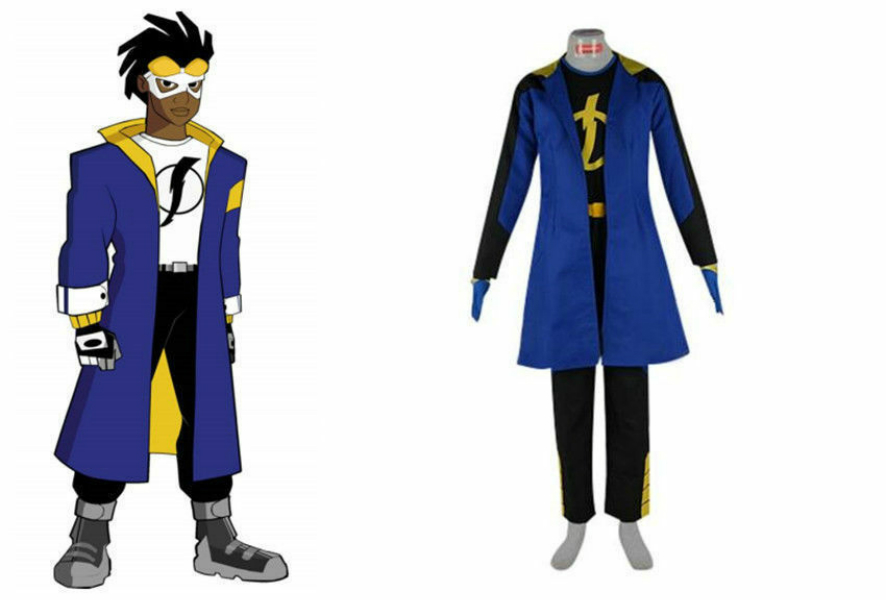 

Static Shock 2 Cosplay Static Cosplay Costume Halloween Carnial Cosplay