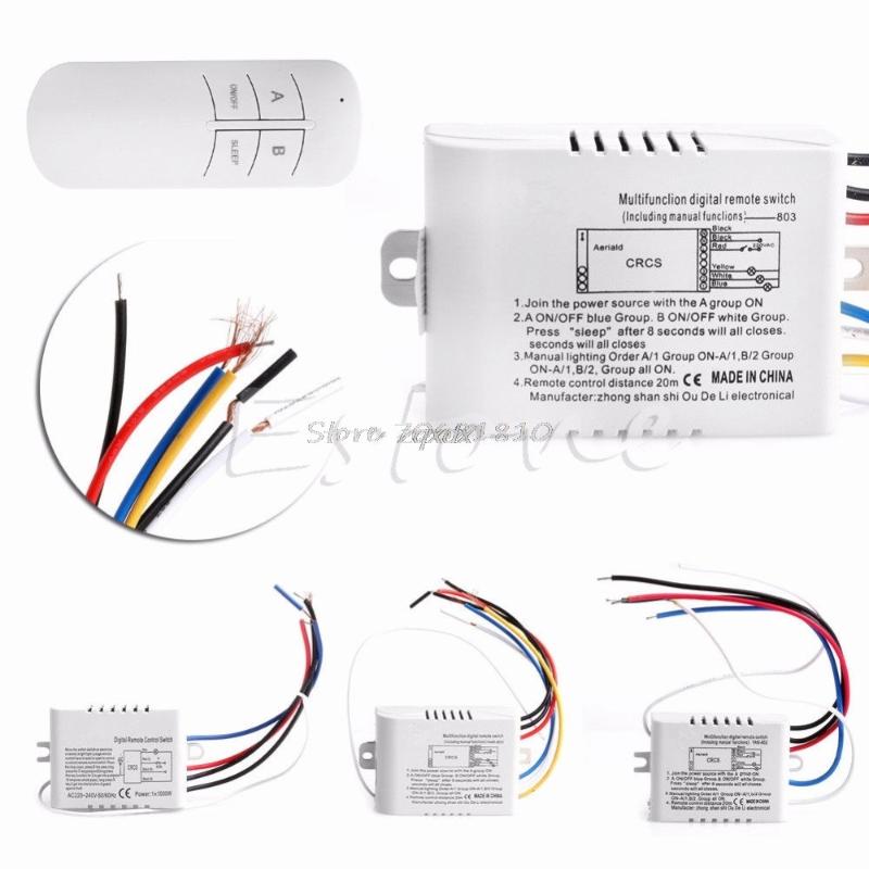 

Wireless 1/2/3/ Channel ON/OFF Lamp Remote Control Switch Receiver Transmitter