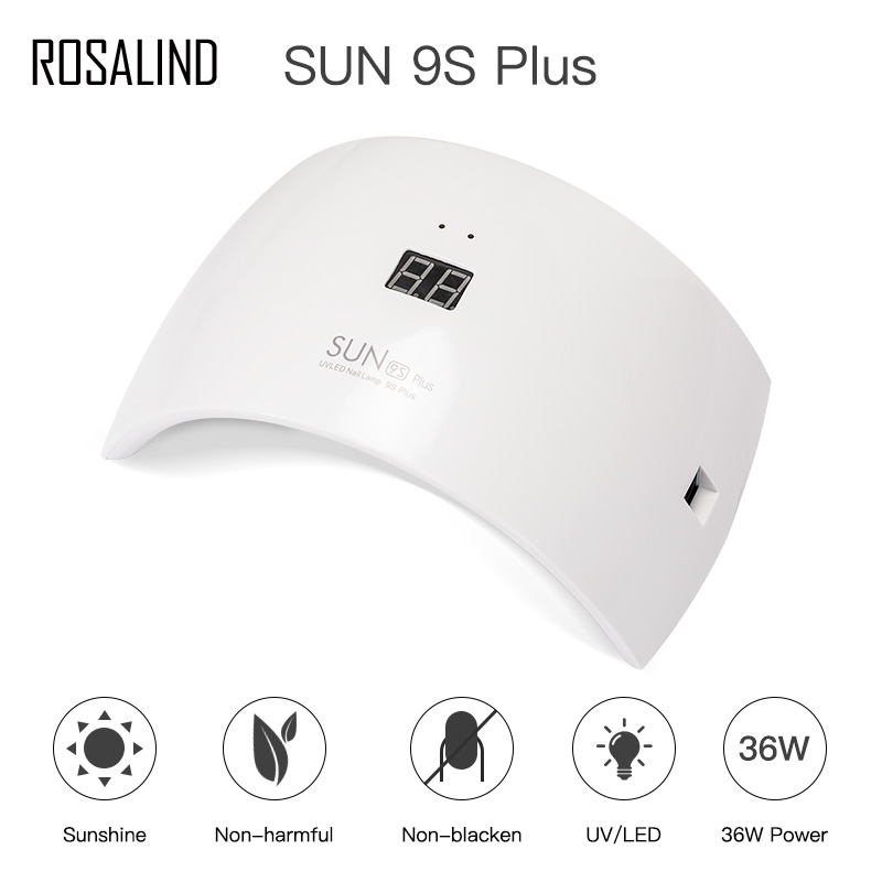 

UV LED Lamp For Nails Dryer 36W Ice Lamp Manicure Gel Varnish Nail Drying Electric Machine With Sensing LCD Display, 1 set