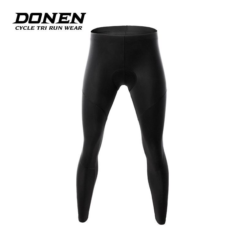 

DONEN New 2020 Women autumn Witer Bicycle Long Pants Windproof Fleece Tights Outdoor Sports Bike Pants Cycling Women Clothing, Black