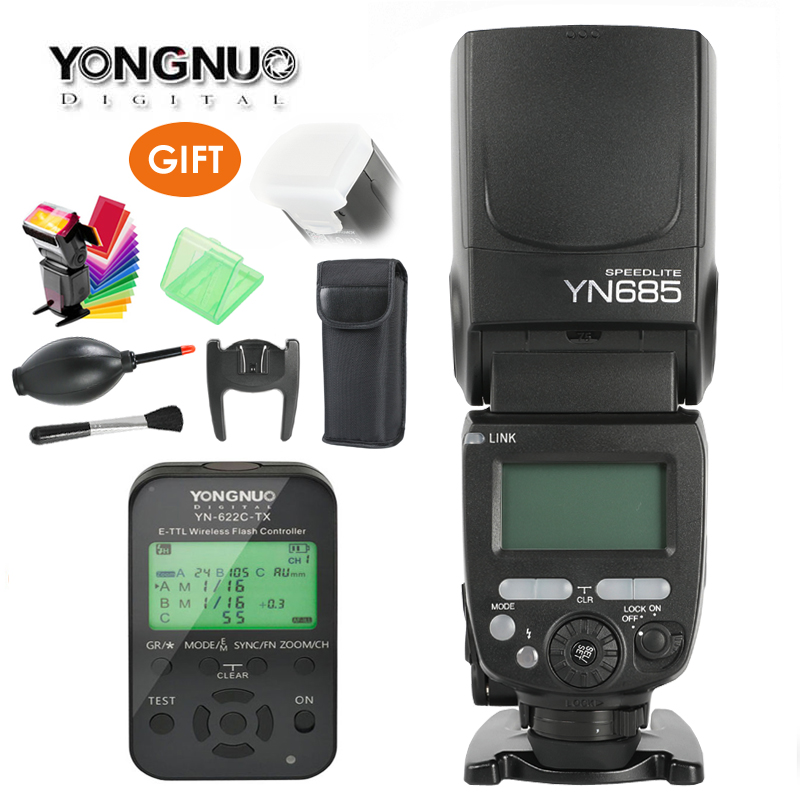 

Yongnuo YN685 GN60 Wireless Flash Speedlite HSSL Built-in 1/8000s Radio Slave Mode YN622C-TC/YN622N/TX for Camera