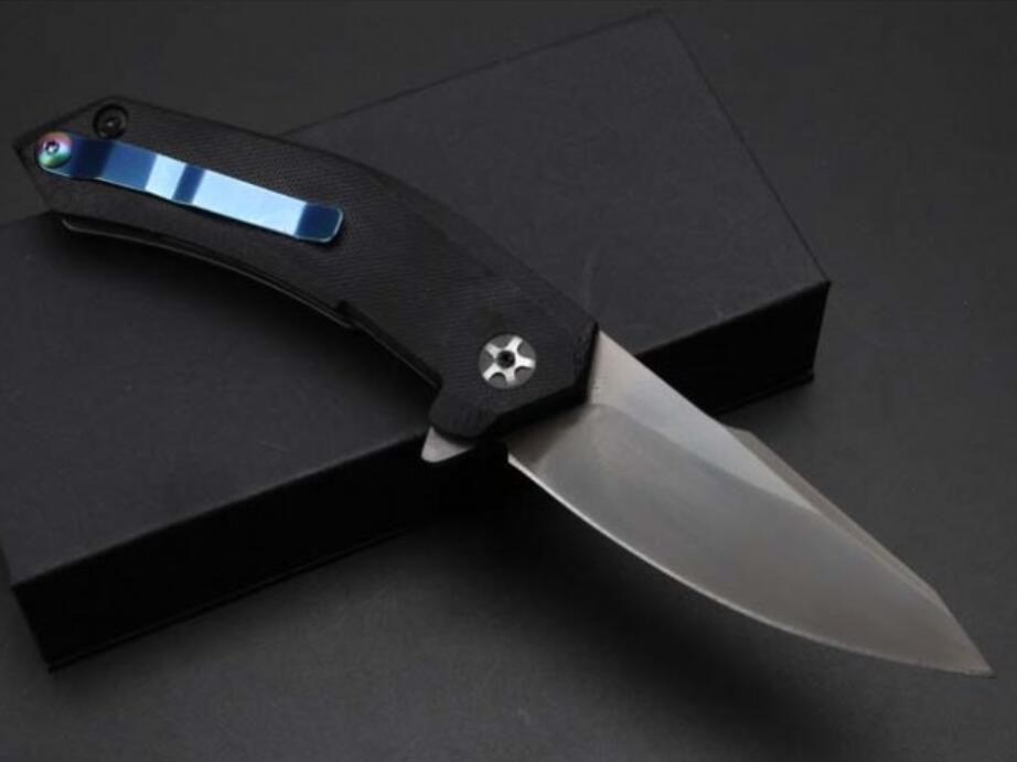

ZT Zero Tolerance 9320 ZT9320 flipper knife 7cr17mov G10 handle Folding pocket Knife xmas gift knives