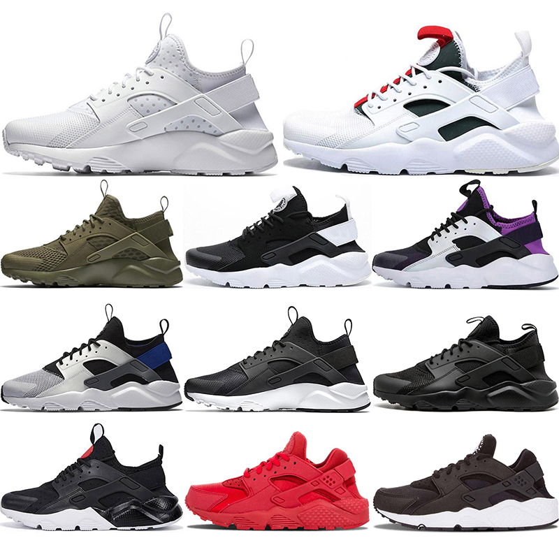 

huarache IV 4.0 mens running shoes triple black white red silver huaraches men trainers women sports sneakers EUR 36-45, #5 4.0 black 36-45