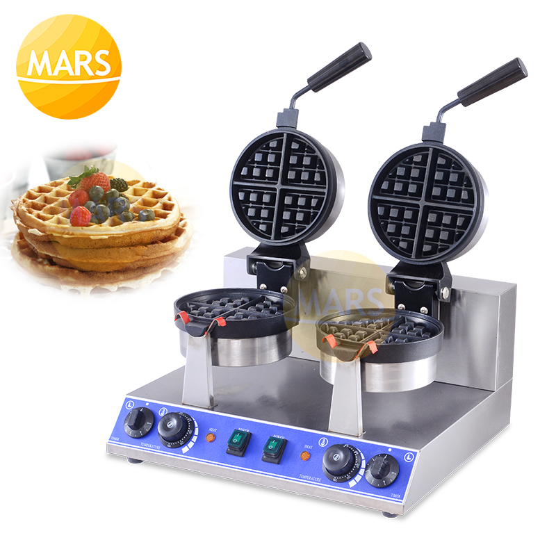 

Electric Waffle Maker Rotate Waffle Baking Pan Egg Cake Oven Pancake Maker Non-Stick Waffles Mold Breakfast Machine
