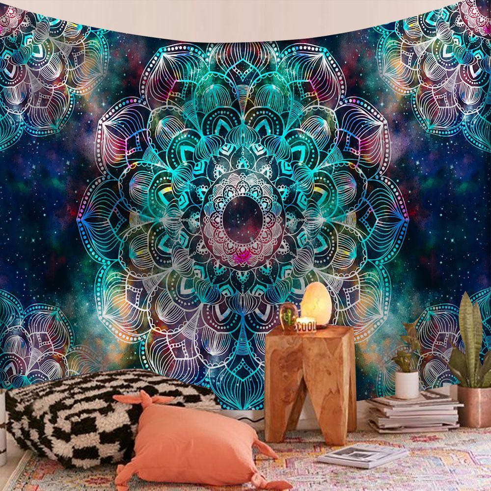 

200*150 cm India Mandala Tapestry Wall Hanging Sun Moon Tarot Wall Tapestry Wall Sky Carpet Psychedelic Tapiz Witchcraft Art Home Decoration