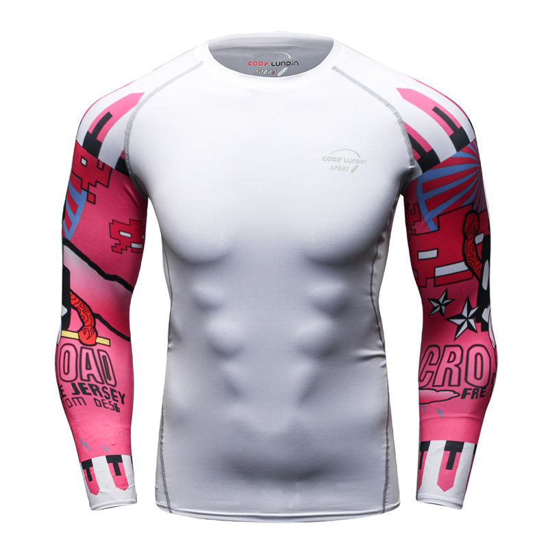 

Long Sleeve Sport Tights Quick Dry Running Sportswear Mens T Shirt Basketball Jersey Jogging gym sport suit Yoga suit