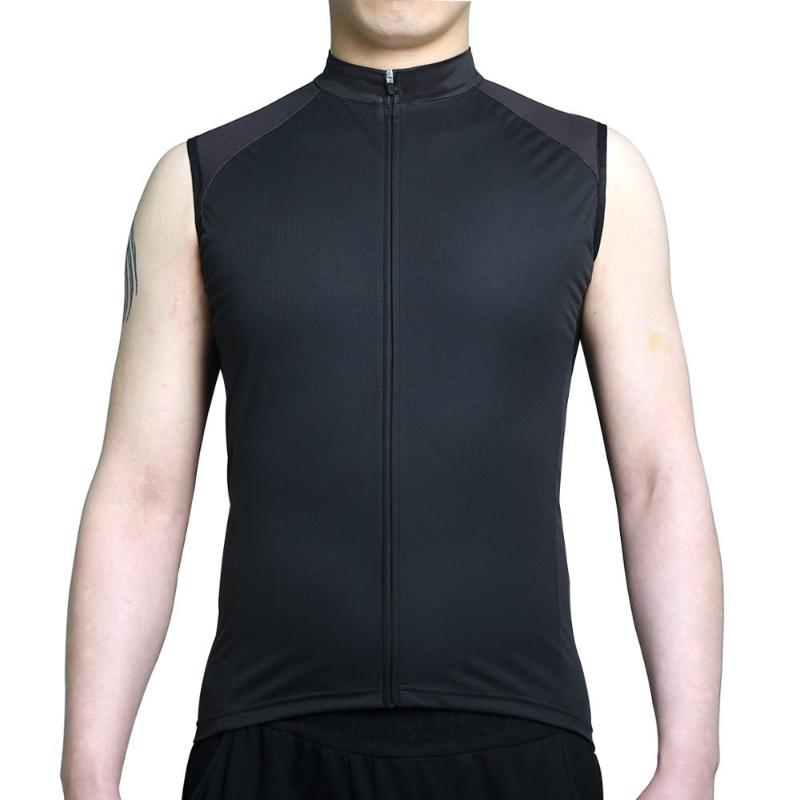 

Men' Cycling Windproof Jacket Sleeveless Bicycle Riding Clothing, As pic