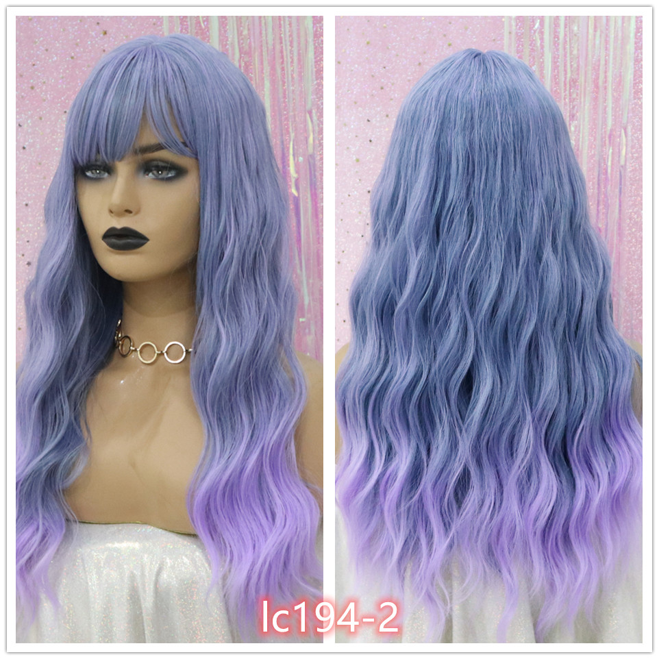 frange cheveux ondulé