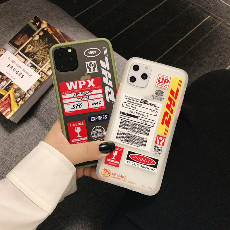 

Hot DHL Express Plane Soft Phone Case For iPhone 11 Pro X XR XS Max 8 7 Plus Matte TPU Back Cover for Huawei Mate 30 P30 Pro, No.02