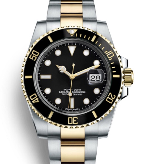 

Gold Ceramic Bezel Mens 2813 Mechanical Stainless Steel Automatic Movement Fashion Watch Sports Watches designer Wristwatches btime, Slivery;brown