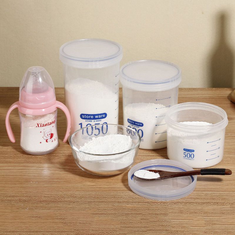 

Environmentally Fresh-keeping Storage Bottle Household Plastic Storage Container Transparent Box With Cover